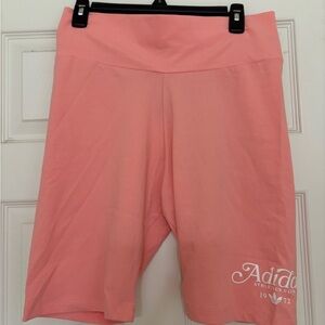 NWT Adidas Women's Pink Athletic Biker Shorts